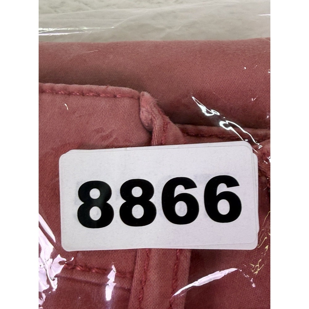 Pilcro Anthropologie Chino Pants Womens 28 Pink Stet Suede Skinny Ankle Mid Rise - Picture 9 of 9